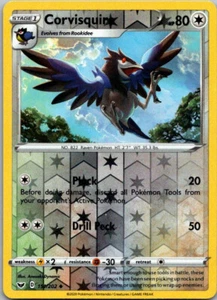 Pokemon Sword & Shield Base Corvisquire Reverse Holo 151/202 - Picture 1 of 1
