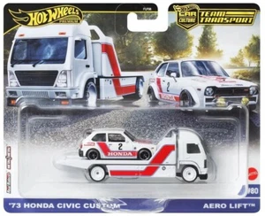 Hot Wheels 2025 Team Transport 73 Honda Civic Custom Aero Lift - Imagen 1 de 1