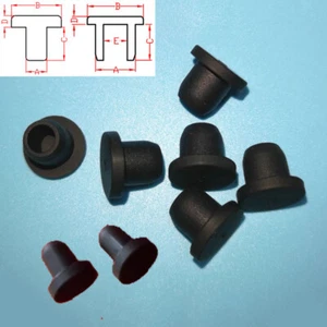 2.7-8.5mm Silicone Plug Rubber Solid/With Hole End Cap Seal Bung Dust Cover Bung - Picture 1 of 6