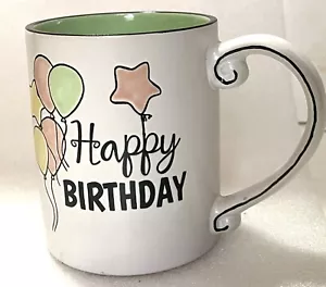 Happy Birthday Becher Keramik Steinzeug von Spectrum Designz 17oz Kaffee/Tee - Bild 1 von 2