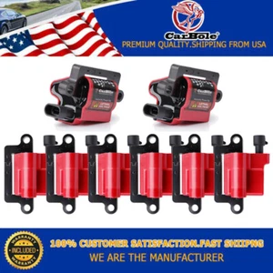8 Pack Square Ignition Coil For Chevy GMC LS3 4.8/5.3/6.0/8.1L - Picture 1 of 13