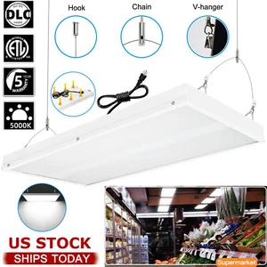 LED Linear High Bay Light 2FT, Commercial Hanging Linear Shop Lights for Garage - Picture 1 of 19