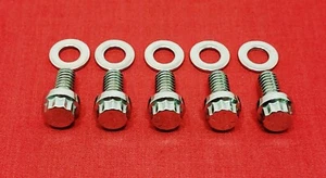 2006 & UP HARLEY DERBY COVER POLISHED ARP 12PT STAINLESS BOLTS SCREW KIT SET - Picture 1 of 2