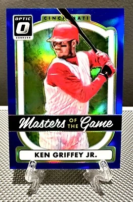 2017 Optic KEN GRIFFEY JR. #/149 Blue Prizm Masters of The Game🔥Mariners Legend - Image 1 of 2