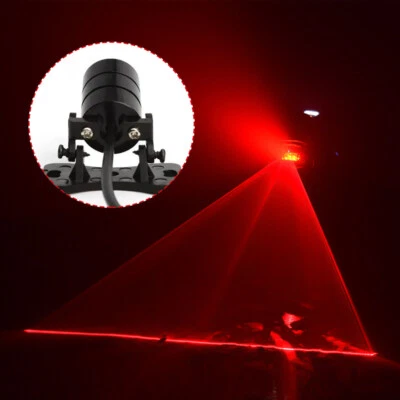 Motorcycle Parts Red LED Laser Anti Collision Taillight Brake Lamp Accessories  - Image 1 of 4