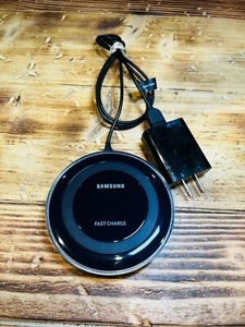 Samsung Galaxy / Apple Wireless Charging Pad EP-PG920I w/ MicroUSB Charger OEM - Picture 1 of 3