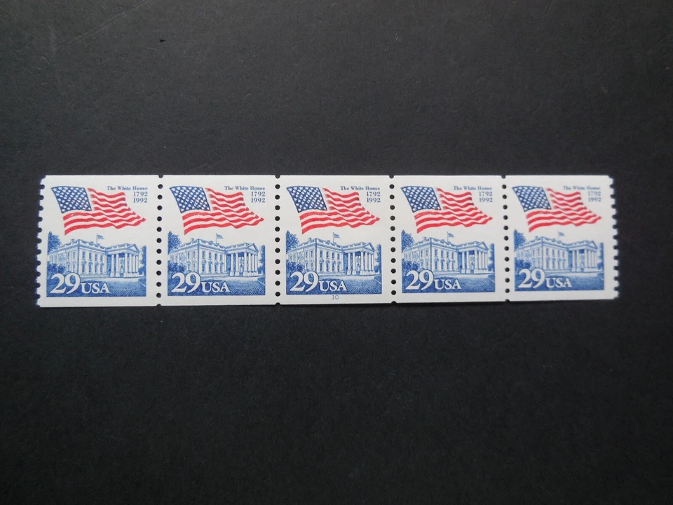 #2609 29c Flag over Whitehouse PNC5 #10 MNH OG VF - Image 1 of 1