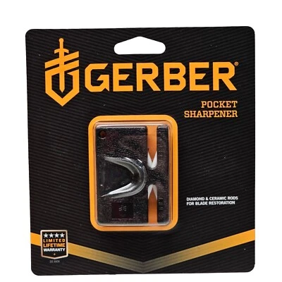 GERBER  MINI POCKET SHARPENER Diamond & Ceramic Rods For Blade Restoration - Image 1 of 4
