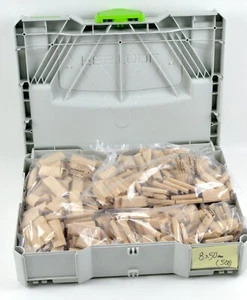 Festool 8mm x 50mm Beech Domino Tenons, 500 w/Systainer - Picture 1 of 5