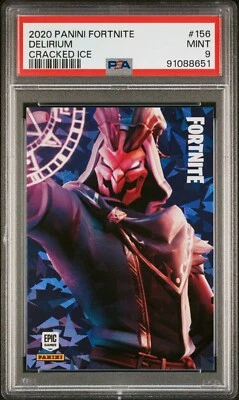 2020 Panini Fortnite Cracked ICE #156 DELIRIUM PSA 9 USA Print - Image 1 of 2