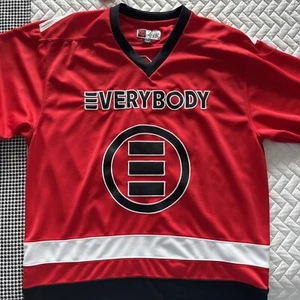Logic #85 Everybody Tour Merch Red Hockey Jersey SZ. M - Picture 1 of 4