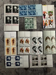 US Stamps - 10 different MNH Plate Blocks - MNH - Picture 1 of 2