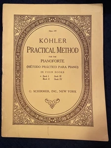 KOHLER PRAKTISCHE METHODE FÜR DAS PIANOFORTE OP.249 BUCH 1, PRINZIPIEN & ÜBUNGEN - Bild 1 von 5