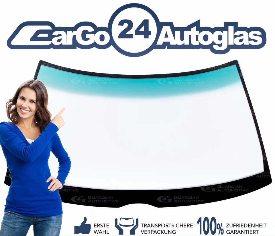 Windschutzscheibe für Mercedes E Klasse W124 Limo Kombi Frontscheibe Grünkeil - Bild 1 von 1