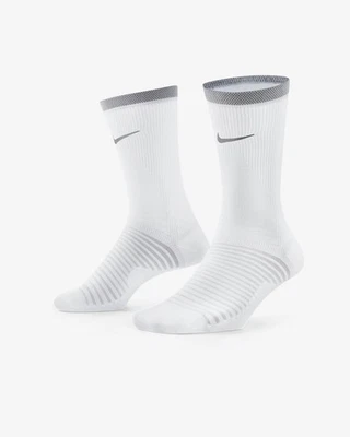 Nike Spark Running Calcetines Ligeros Crew Blancos Hombres 12-13.5 DA3584-100 Nuevos Foto 1 de 4