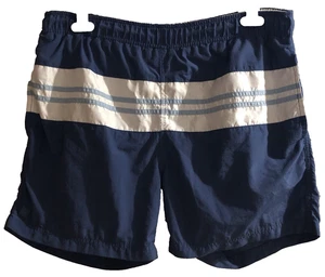 Cherokee Swim Shorts Size W32" Blue/White Stripe Elastic Drawstring Waist VGC - Picture 1 of 5