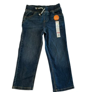 Jumping Beans Pull-On blaue Jeanshose Größe 4T Jungen Kleinkind gerade Hose - Bild 1 von 4