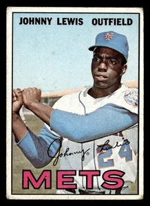 1967 Topps Johnny Lewis #91 GD New York Mets - Picture 1 of 2