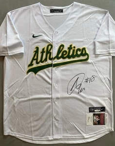 MAGLIA SHOTARO MORII AUTOGRAFO HOME BIANCA ATLETICA JSA CD81237 - Foto 1 di 3