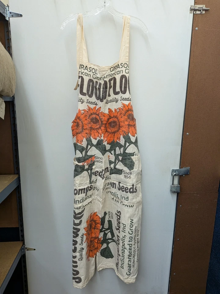 JUNK Saco Vintage | Saco de harina Mono de pierna ancha Talla XL Foto 1 de 4