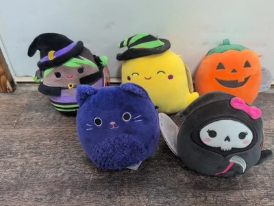 New Squishmallows 5" Halloween Edition Plush New Lot Of 5 Jodie Arianna Jane Etc - Image 1 of 4