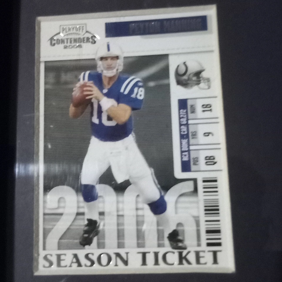PEYTON MANNING 2006 PLAYOFF CONTENDERS SEASON TICKET #43 NM-MT CARD Colts - Image 1 of 1