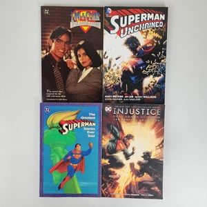 DC Comics Superman Graphic Lot of 4 Injustice Unchained Greatest Lois and Clark - Picture 1 of 11