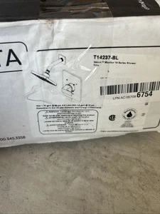 Delta T14237-BL Confezione Solo Rifinitura Doccia Velum Nero Opaco - Foto 1 di 5