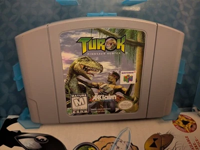 Turok: Dinosaur Hunter Nintendo 64 Cartridge With Manual And Storage Case - Image 1 of 4