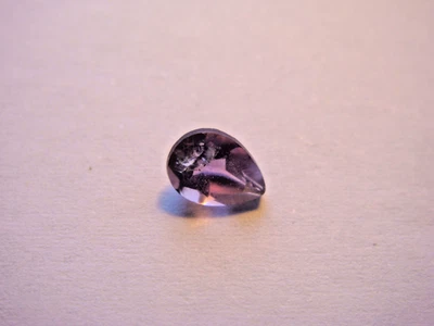 Amethyst Gemstone Pear Cut 7 mm x 5 mm 0.60 Carat Natural Gem  - Image 1 of 3