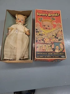 Vintage Bonnie Braids Doll Dick Tracy 1951 Original Box - Picture 1 of 14