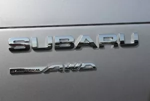 NEW Genuine OEM Subaru Rear Badge Set "Subaru Symmetrical AWD" 2019+ Forester - Picture 1 of 1