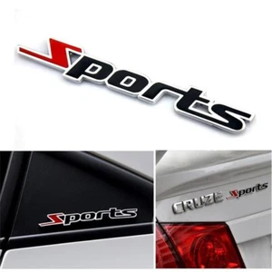 Pegatinas Cristales Deportes Palabra Letra 3D Cromo Metal Coche Pegatina Emblema Insignia - Imagen 1 de 5