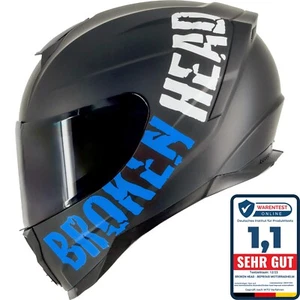 Broken Head Integralhelm BeProud Sport Blau + Schwarzes Visier - Bild 1 von 12