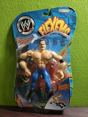 Figura de acción Jakk's Pacific Flex'ems Chris Benoit WWE-NUEVO 2003 Foto 1 de 4