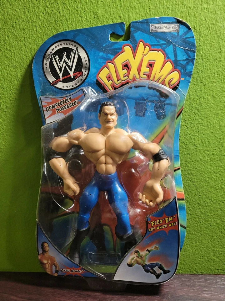Экшн-фигурка Jakk's Pacific Flex'ems «CHRIS BENOIT WWE-NEW 2003 - Изображение 1 из 4
