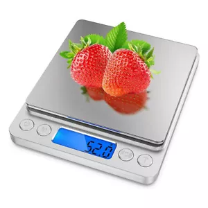 Báscula digital de cocina balanza de alimentos balanza de joyería peso gramo 3000 g x 0,1 g - Imagen 1 de 8