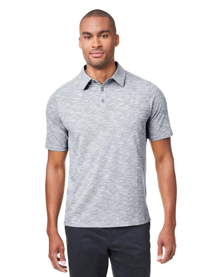Polo North End NE115 Eclipse Jacquard para hombre Foto 1 de 1