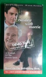 Tuesdays With Morrie Demo VHS Cassette Tape Jack Lemmon Hank Azaria - Picture 1 of 3