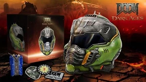 DOOM: THE DARK AGES WEARABLE HELMET REPLICA NEU COLLECTOR TRAGBARE HELMREPLIK - Bild 1 von 3