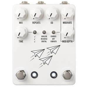 JHS Flight Delay Effects Pedal, White - Picture 1 of 1