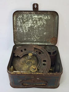 SUPER RARE Antique PHOEBUS 30 Portable CAMP STOVE w/ Original Metal Box AUSTRIA - Picture 1 of 19