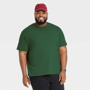 3XL DARK GREEN goodfellow&co crew neck tshirt - Picture 1 of 2