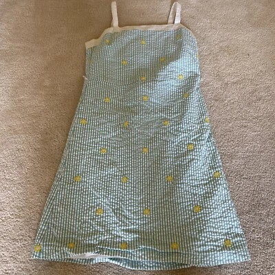 Vestido justo Heartstrings Seersucker tamanho 14 - Imagem 1 de 3
