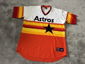 Camiseta de béisbol retro de los Houston Astros Majestic Cooperstown MLB talla 2XL - Imagen 1 de 8