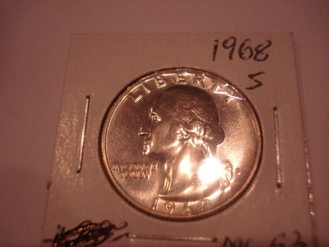 1968-S- WASHINGTON QUARTER-PROOF Cover