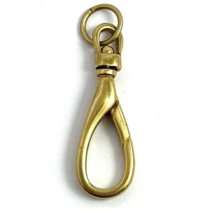 Charm Holder Necklace Pendant Brass Swivel Clip Clasp Jewelry For Women - Picture 1 of 7