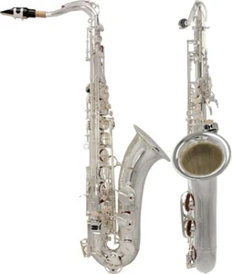 UK Saksofon tenorowy Bb, B Fis Concert M-tunes - srebrny - Zdjęcie 1 z 12