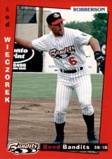 1997 Bend Bandits Grandstand #24 Ted Wieczorek Eugene Oregon OR Baseball Card