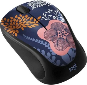 Logitech Design Collection Wireless Ambidextrous Mouse - Forest Floral - Picture 1 of 5